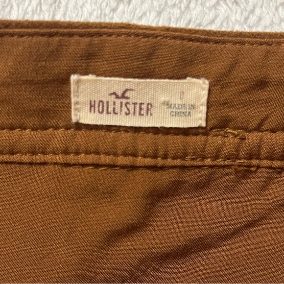 Hollister Brown Suede Mini Skirt - Size 0 - Picture 5 of 5